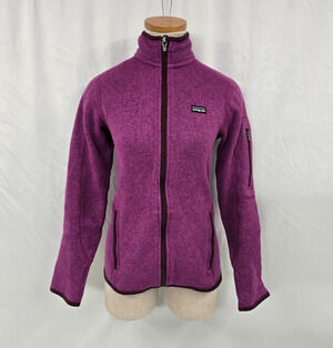 Patagonia Better Sweater Full Zip Up Jacket Women's XS Fuchsia Pink